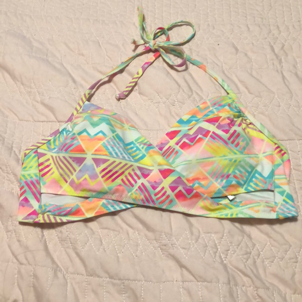 PINK bathing suit top